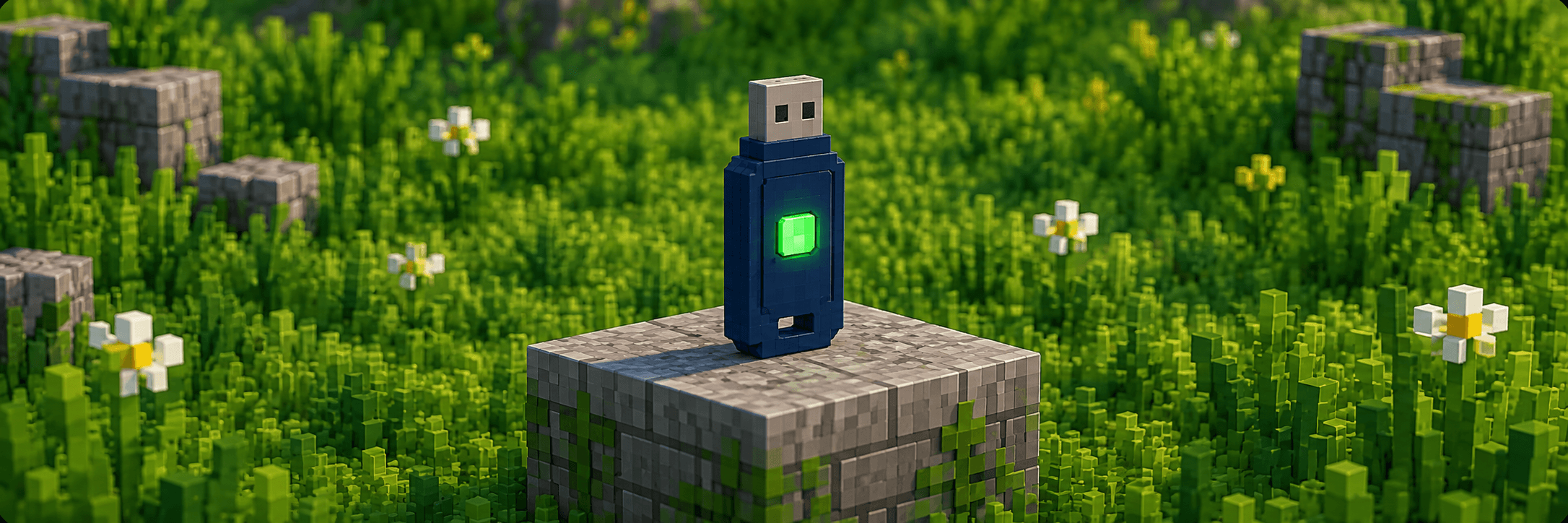 Hardware security key voxel render